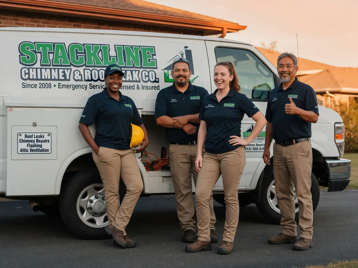 Chimney flashing repair company in Clarksburg, MO